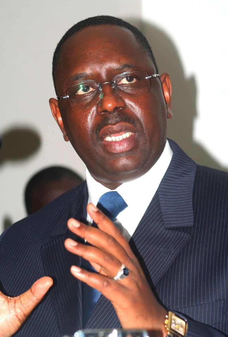 prezydent Macky Sall, źródło Wikipedia